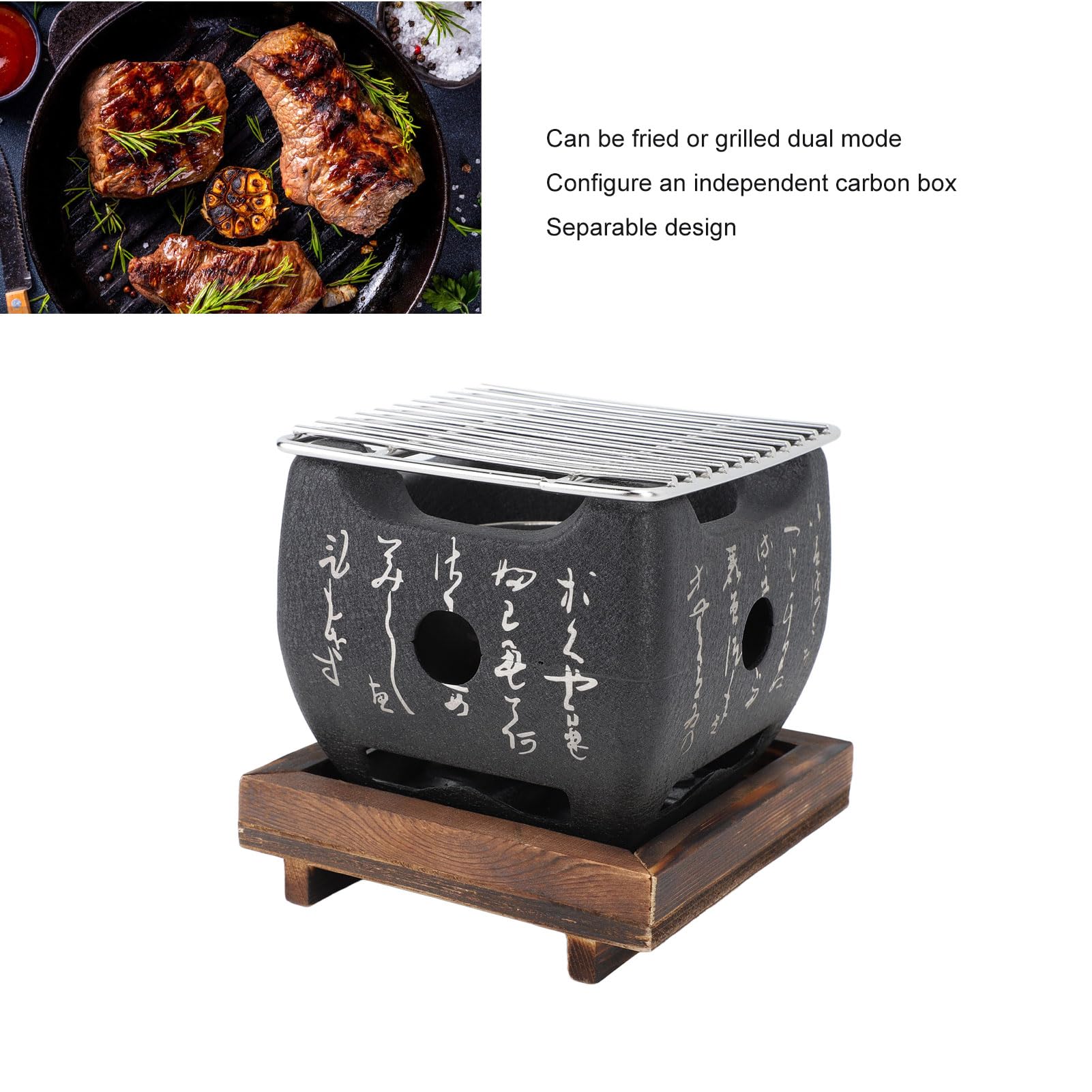 Amazon.com: Topyond Japanese Charcoal Grill, Hibachi